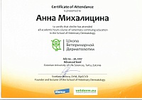 Список сертификатов